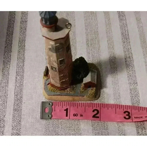 Vintage 2000 Lefton Bald Head Lighthouse Ornament 12871 With Sticker - Picture 8 of 9